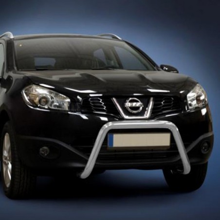 barre de protection des pietons inox 60 nissan qashqai 2010- - ce